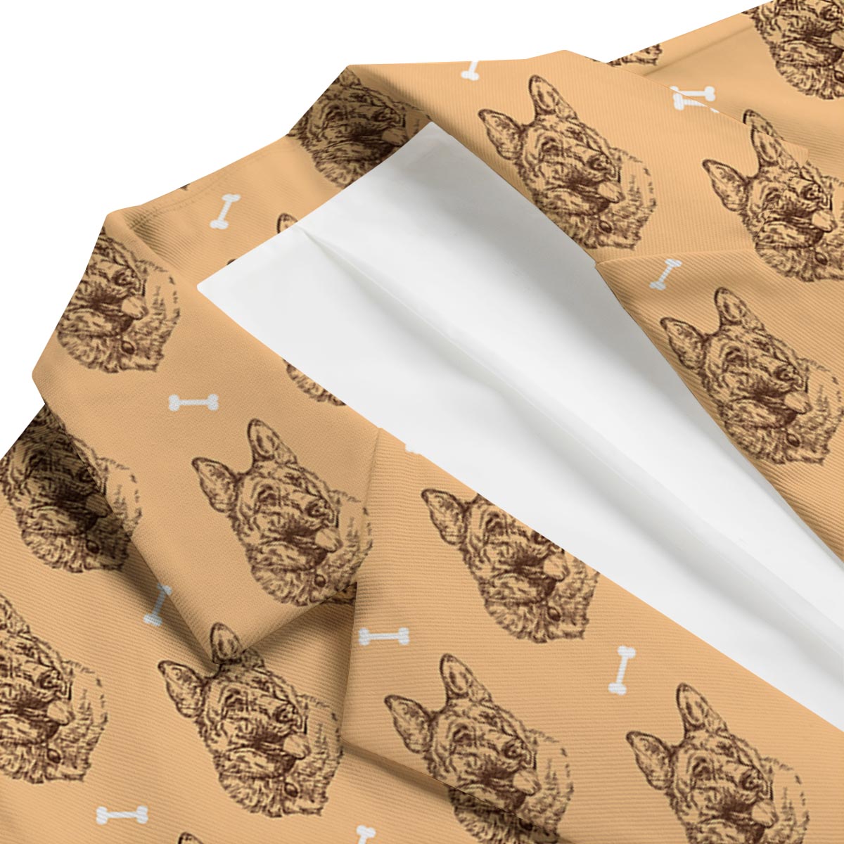 German Shepherd Print Pattern Men's Blazer-grizzshop