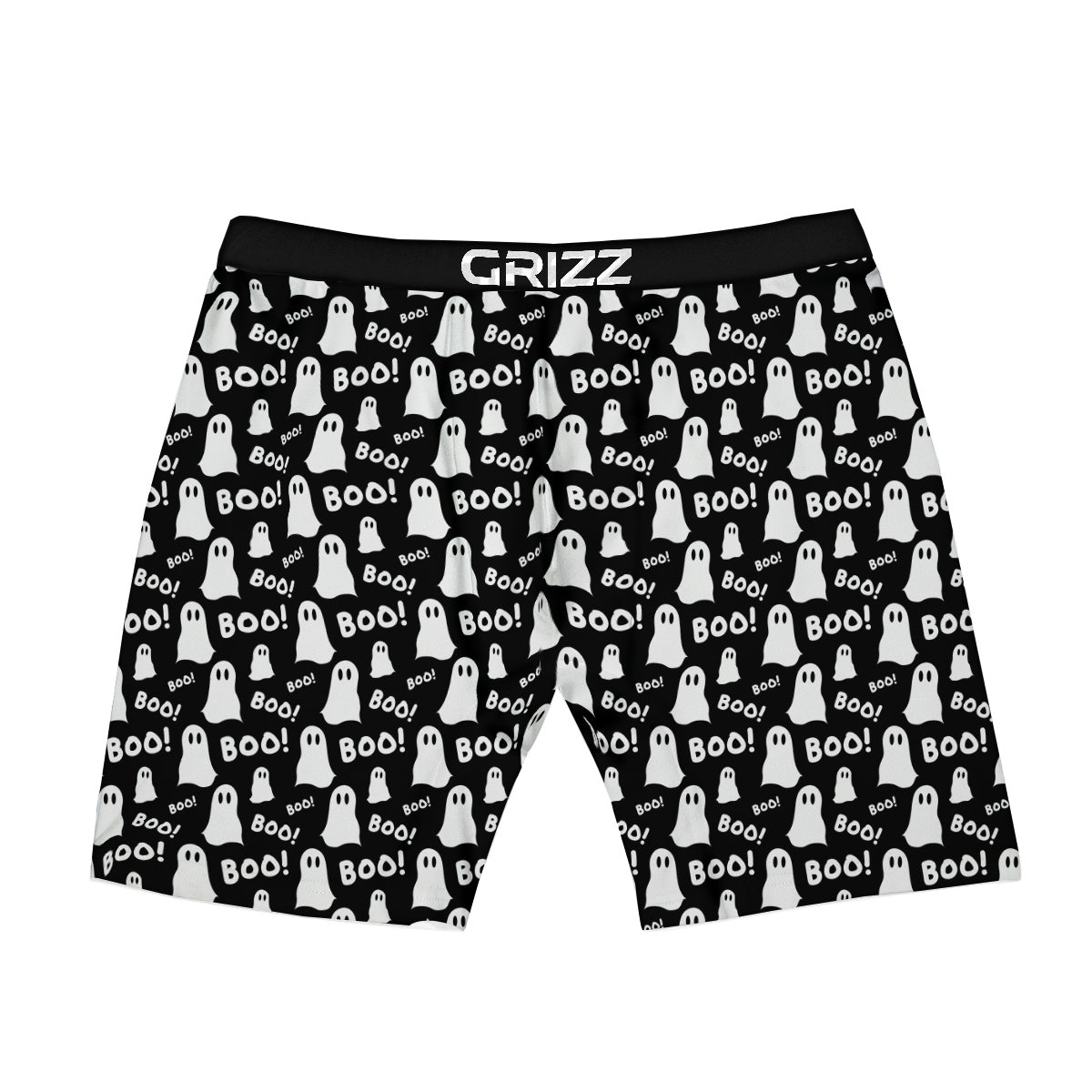 Ghost Cartoon Print Pattern Boxer Briefs-grizzshop