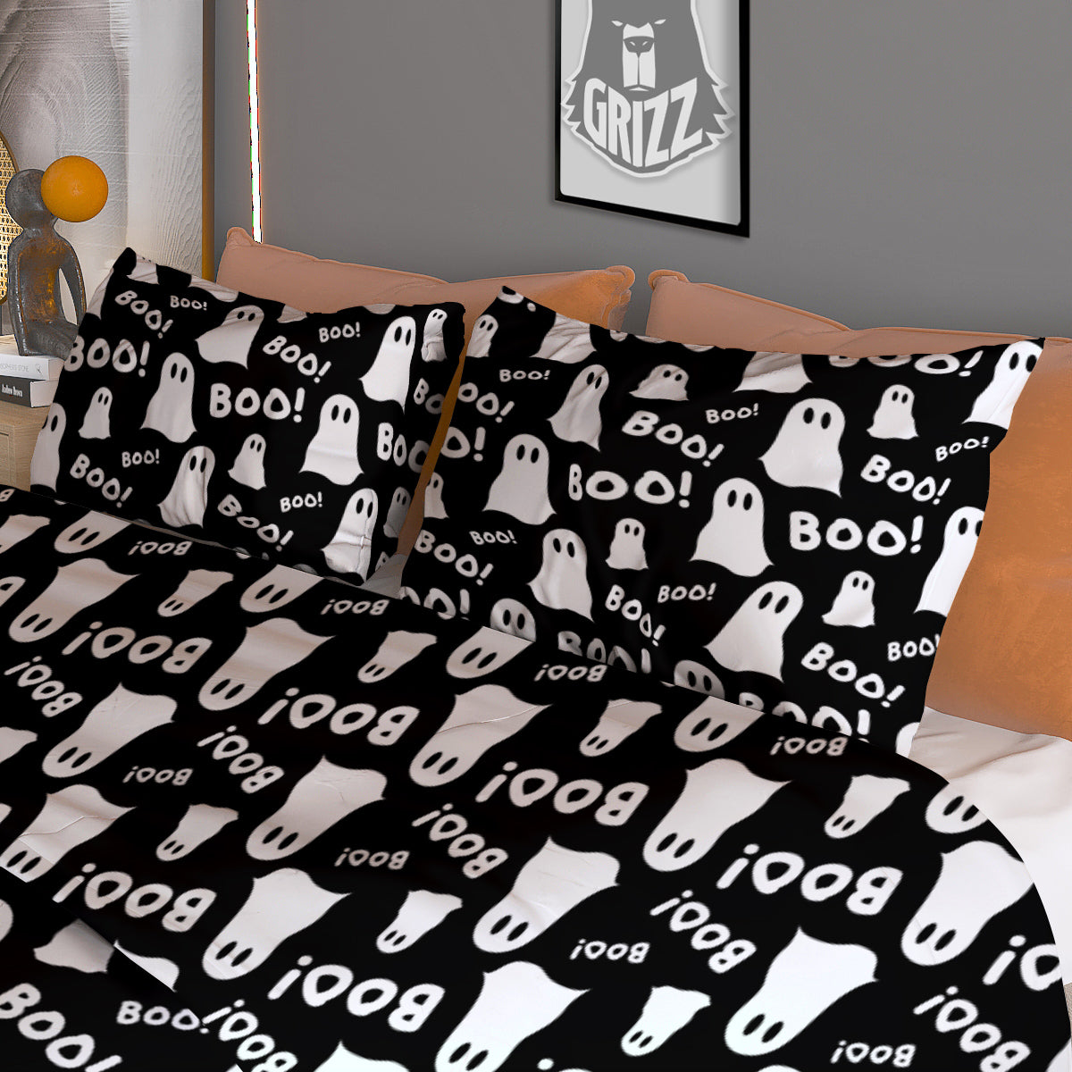Funny Raccoon Print Duvet Cover Bedding Set