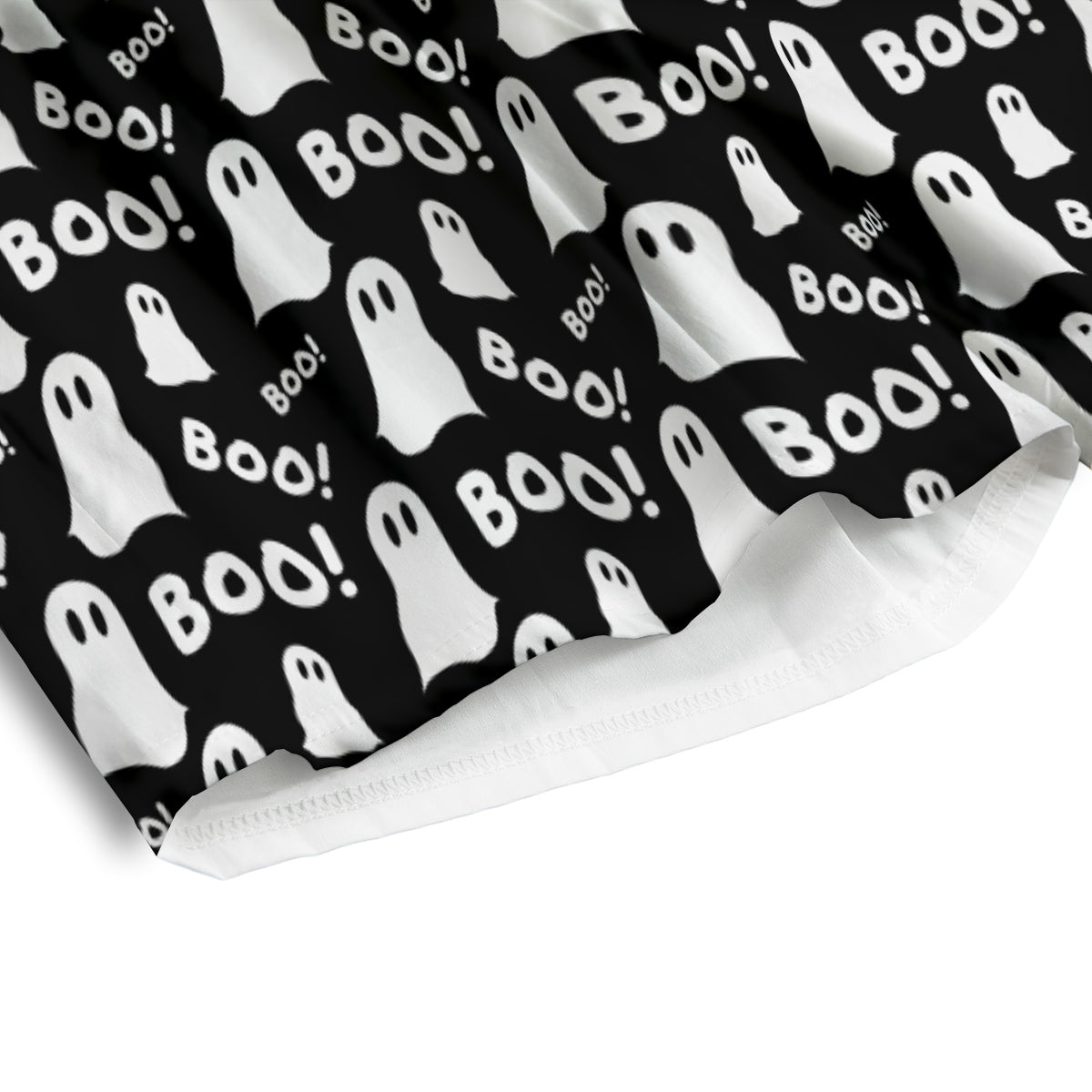 Ghost Cartoon Print Pattern Men's Athletic Shorts