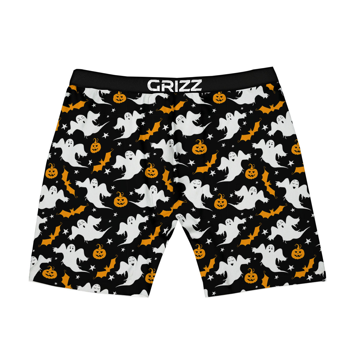 Ghost Halloween Print Pattern Boxer Briefs-grizzshop