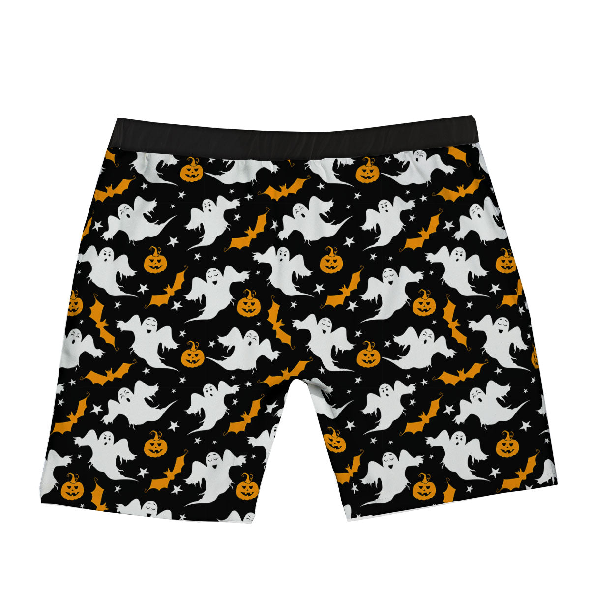 Ghost Halloween Print Pattern Boxer Briefs-grizzshop