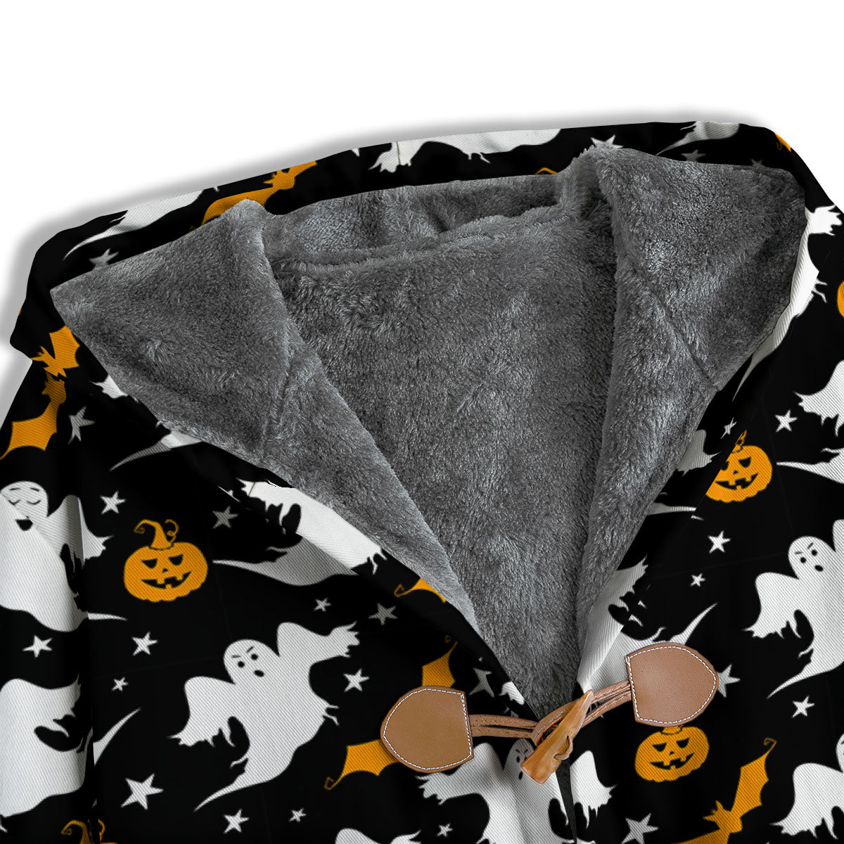 Ghost Halloween Print Pattern Men's Windbreaker Jacket-grizzshop