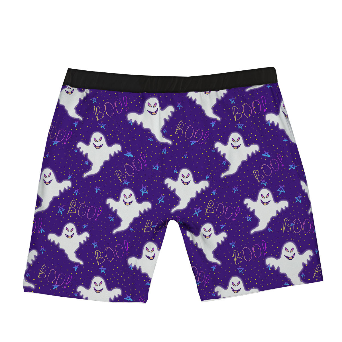 Ghost Happy Halloween Print Pattern Boxer Briefs-grizzshop