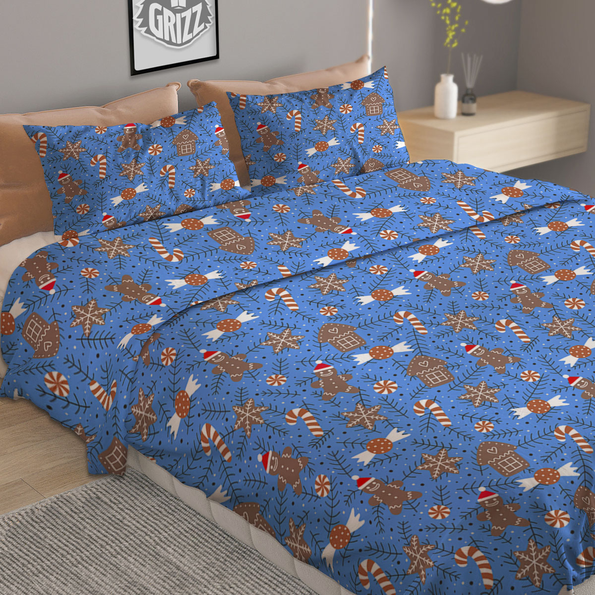 Gadsden Flag Grunge Print Duvet Cover Bedding Set