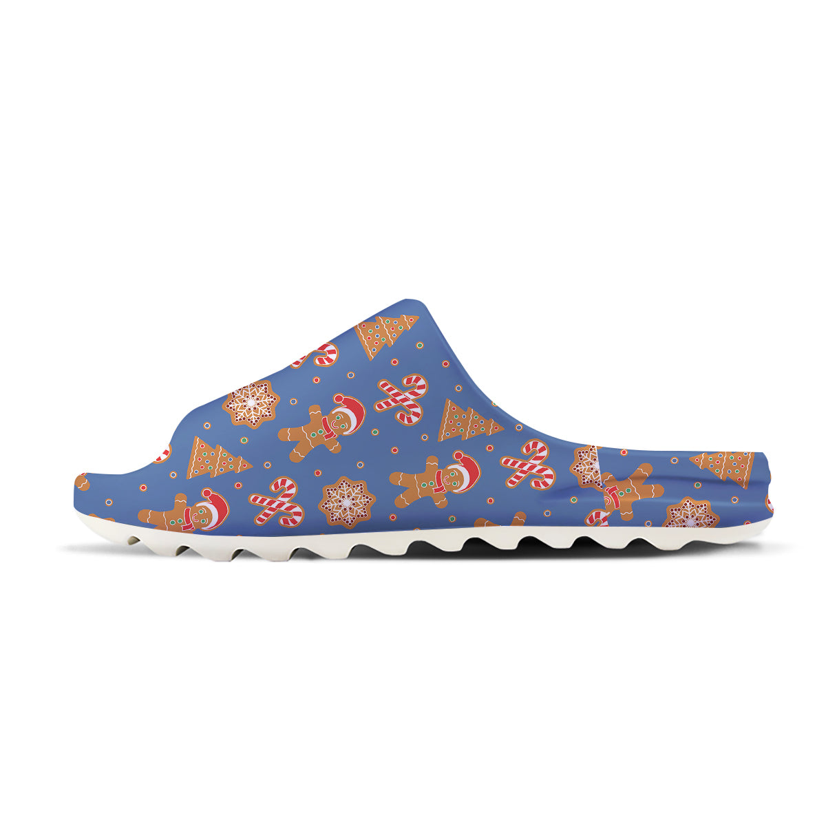 Gingerbread Man Xmas Print Pattern Sandals-grizzshop