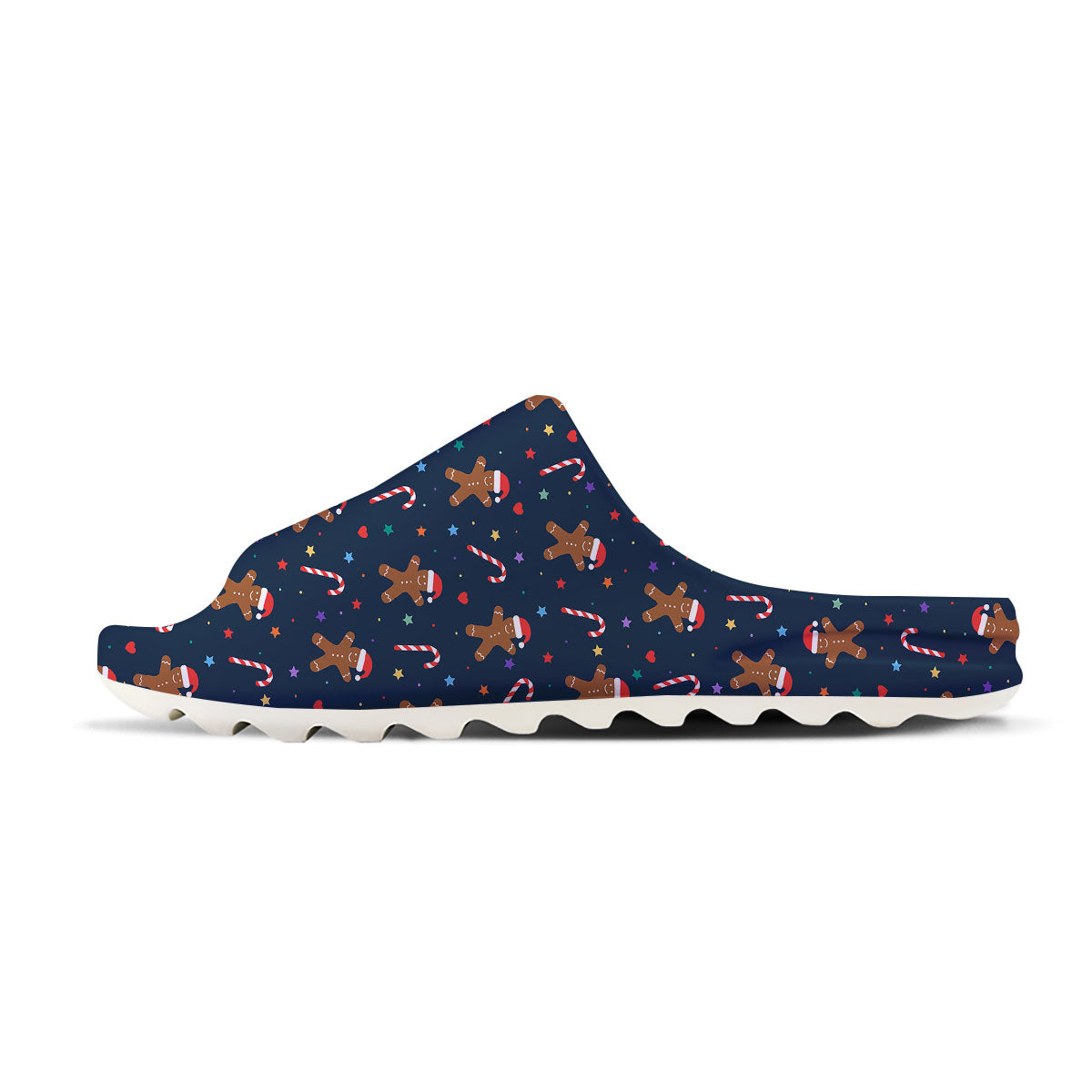 Gingerbread Xmas Print Pattern Sandals-grizzshop