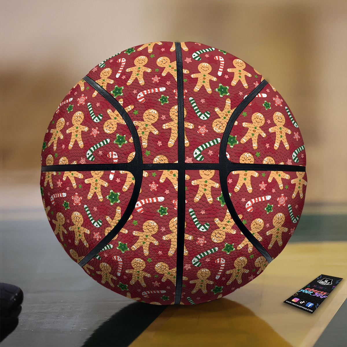 Hawaii Hibiscus Monstera Print Pattern Basketball