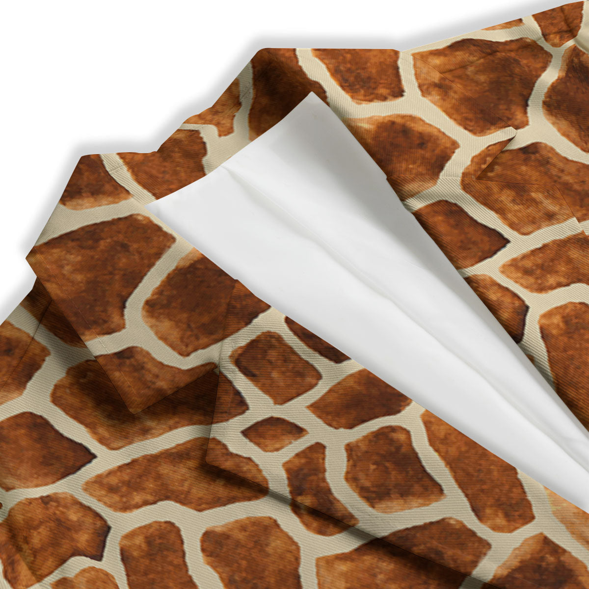 Giraffe Brown Watercolor Print Pattern Women's Blazer-grizzshop