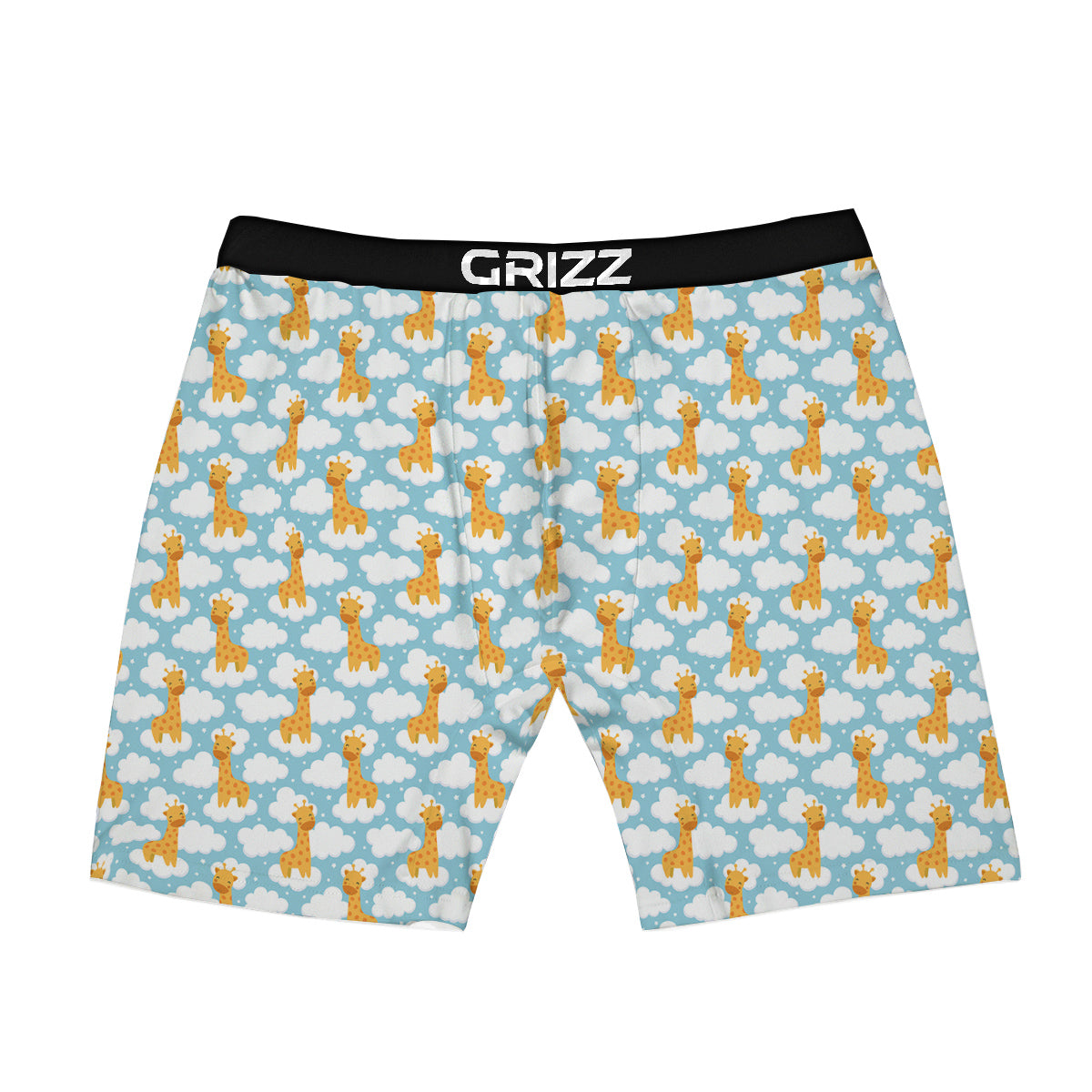 Giraffe Cute Cartoon Print Pattern Boxer Briefs-grizzshop