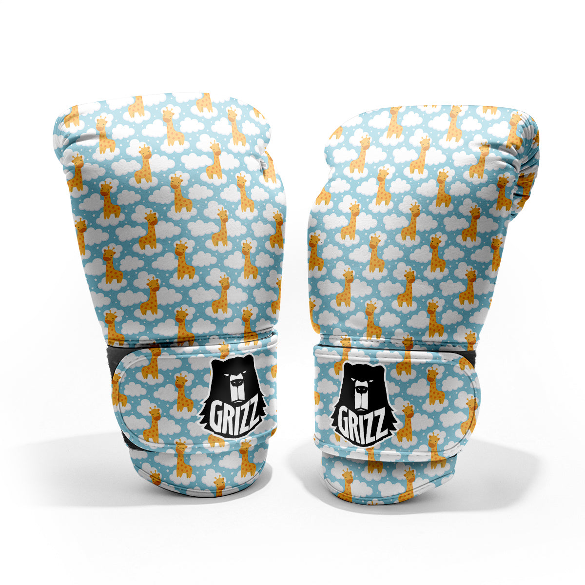 Giraffe Cute Cartoon Print Pattern Pro Boxing Glove