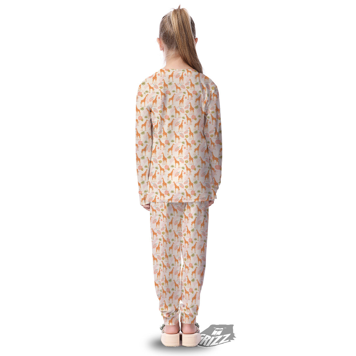 Giraffe Cute Print Pattern Kid's Pajamas-grizzshop