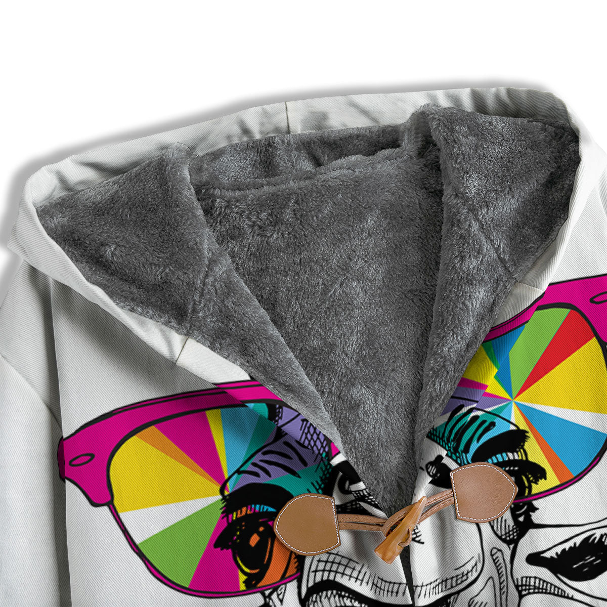 Giraffe Funny Print Men's Windbreaker Jacket-grizzshop