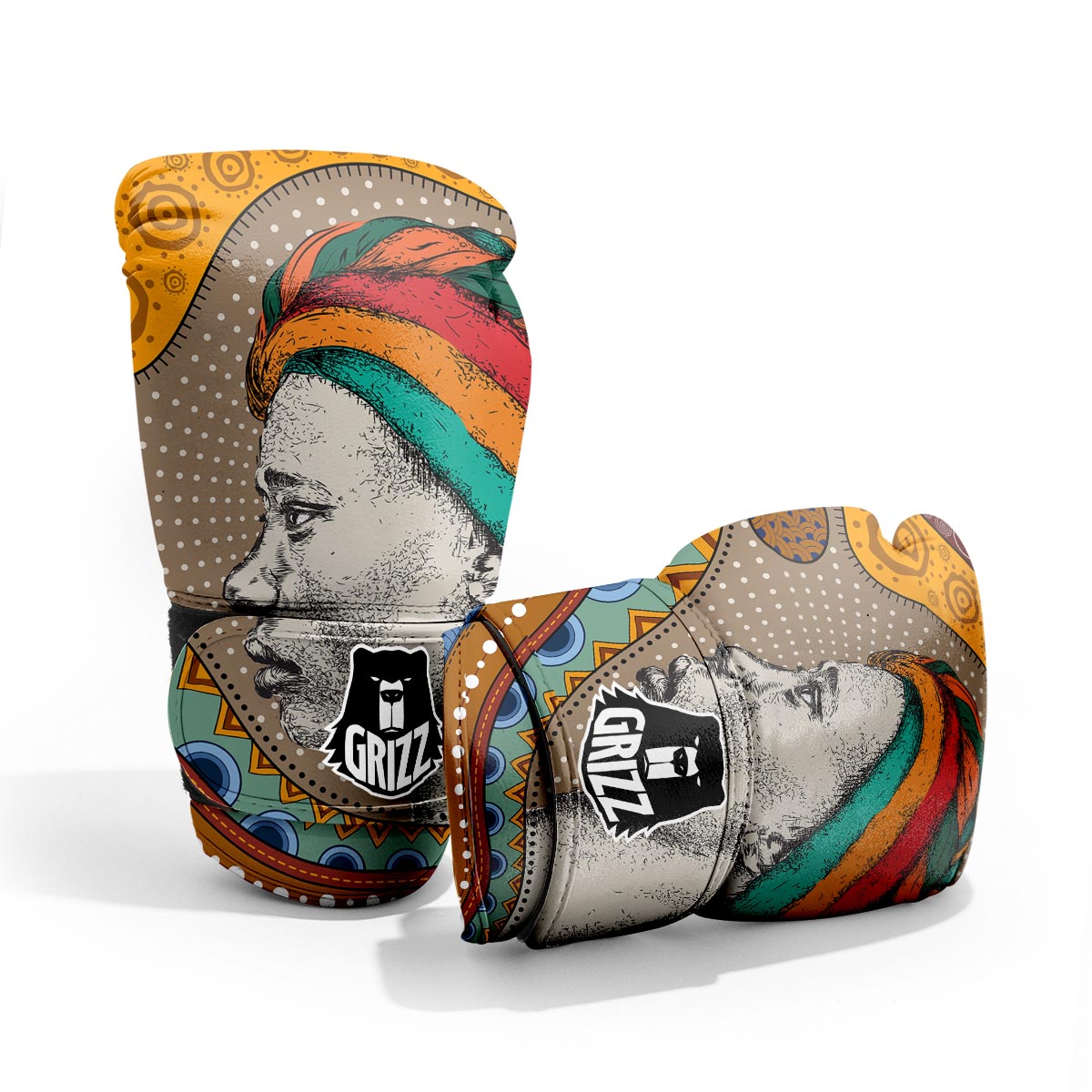 Girl Tribal African Print Pro Boxing Glove