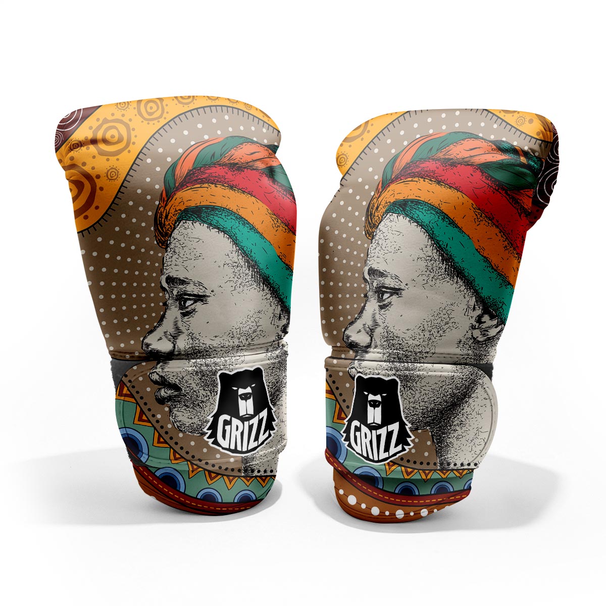 Girl Tribal African Print Pro Boxing Glove