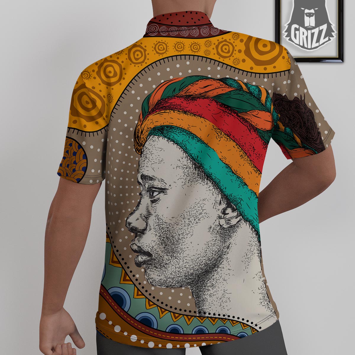 Girl Tribal African Print Untucked Shirts-grizzshop