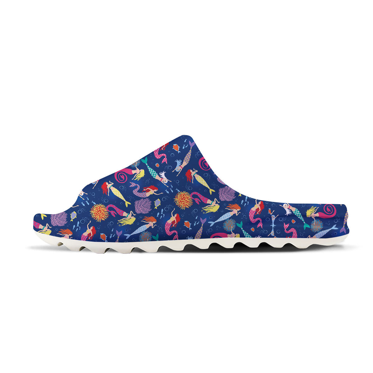 Girls Mermaid Print Pattern Sandals-grizzshop