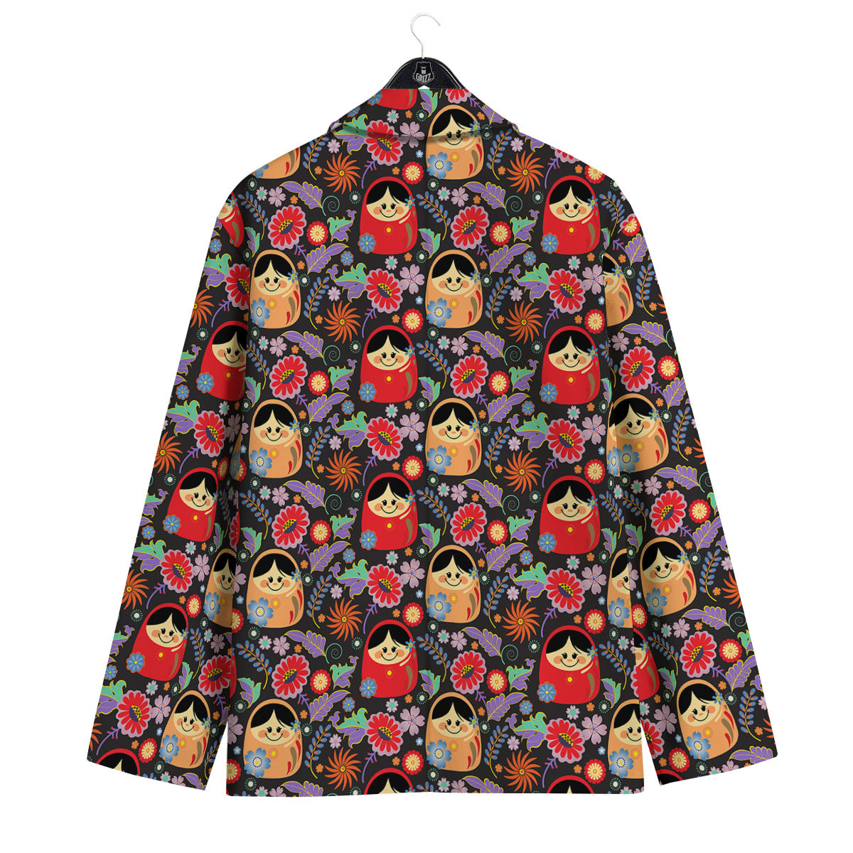 Girly Flower Pink Print Pattern Men's Sport Coat-grizzshop