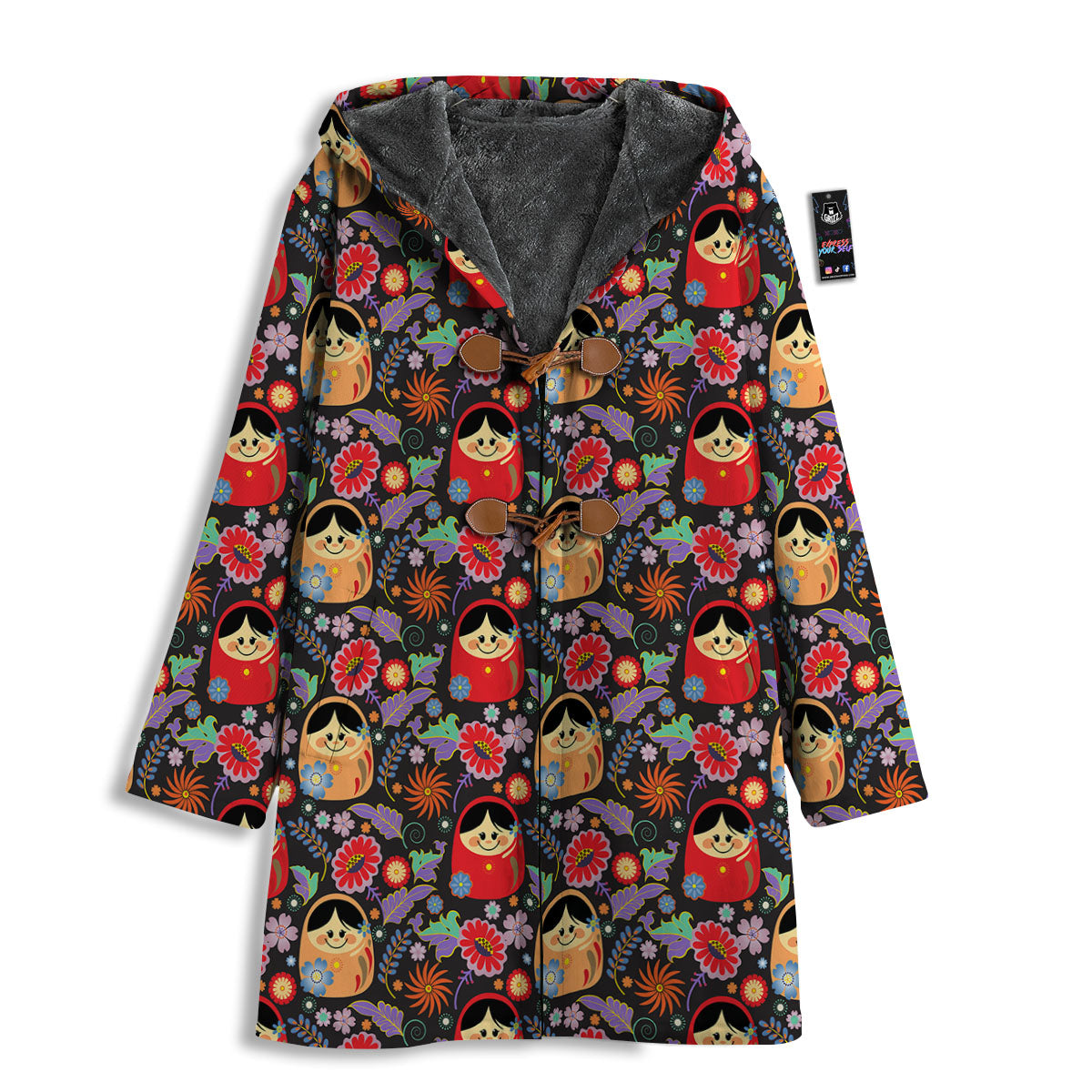 Girly Flower Pink Print Pattern Men's Windbreaker Jacket-grizzshop