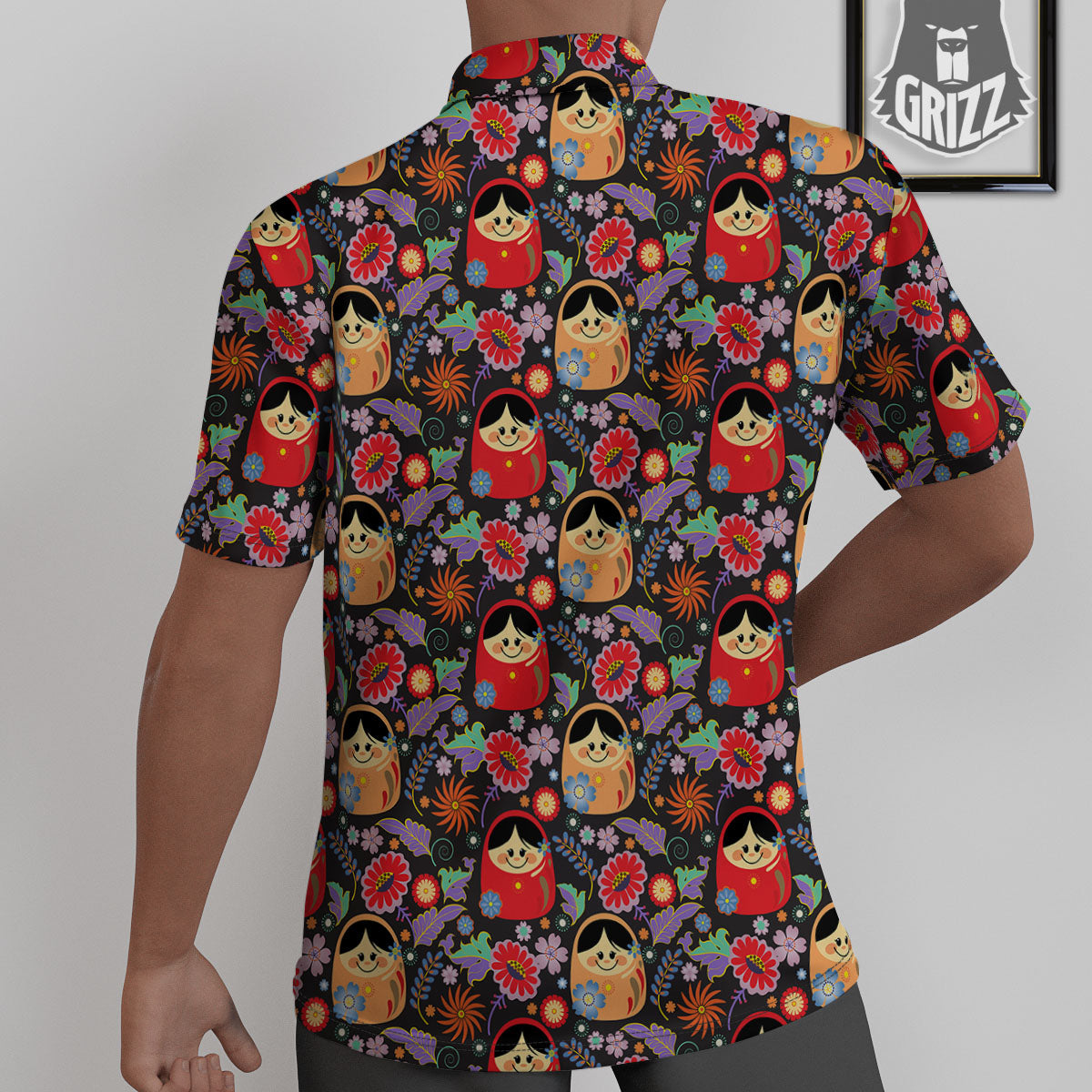 Girly Flower Pink Print Pattern Untucked Shirts-grizzshop