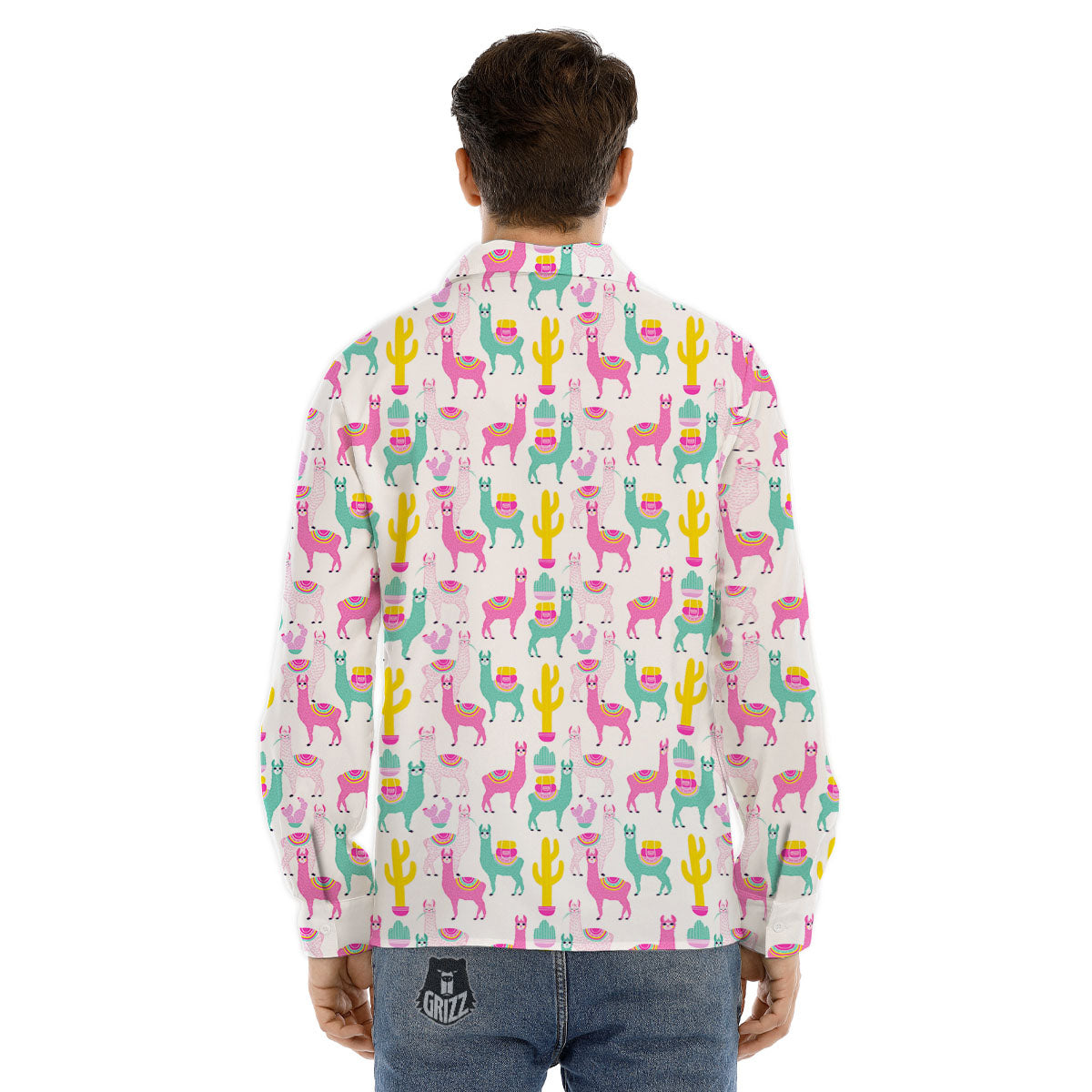 Glasses Of Beer Vintage Print Pattern Men's Dress Shirts-grizzshop