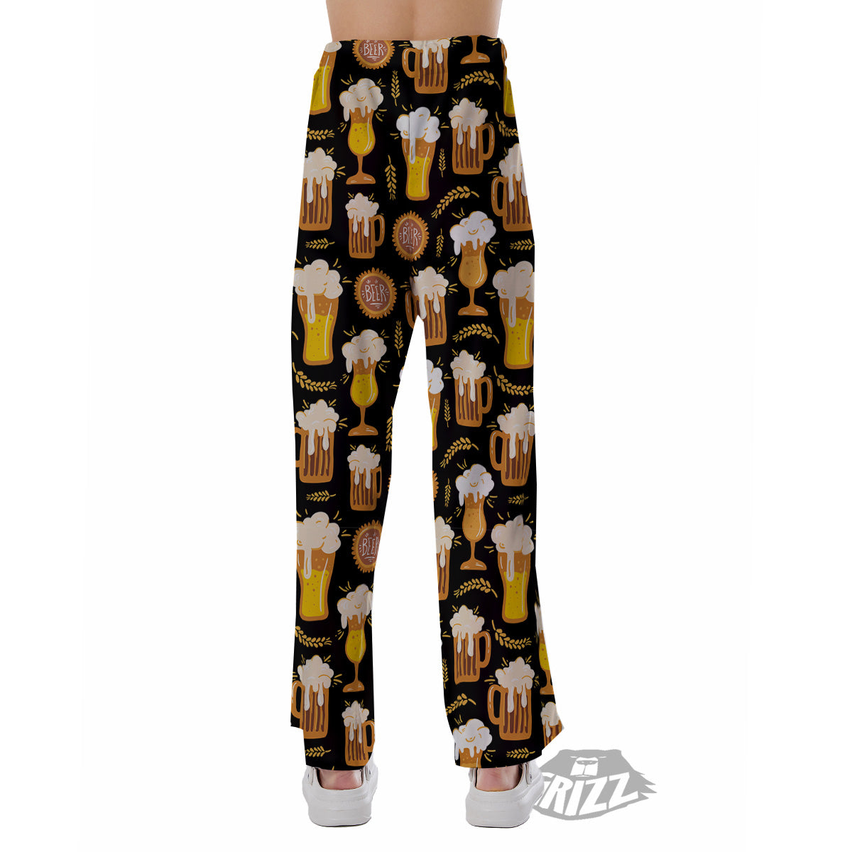 Glasses Of Beer Vintage Print Pattern Pajama Pants-grizzshop