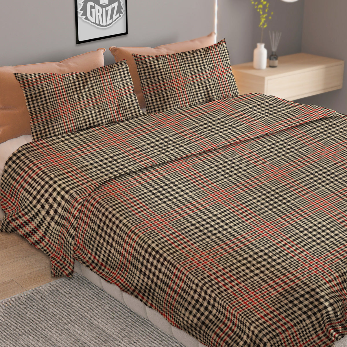 Galaxy Space Fiery Nebula Universe Print Duvet Cover Bedding Set