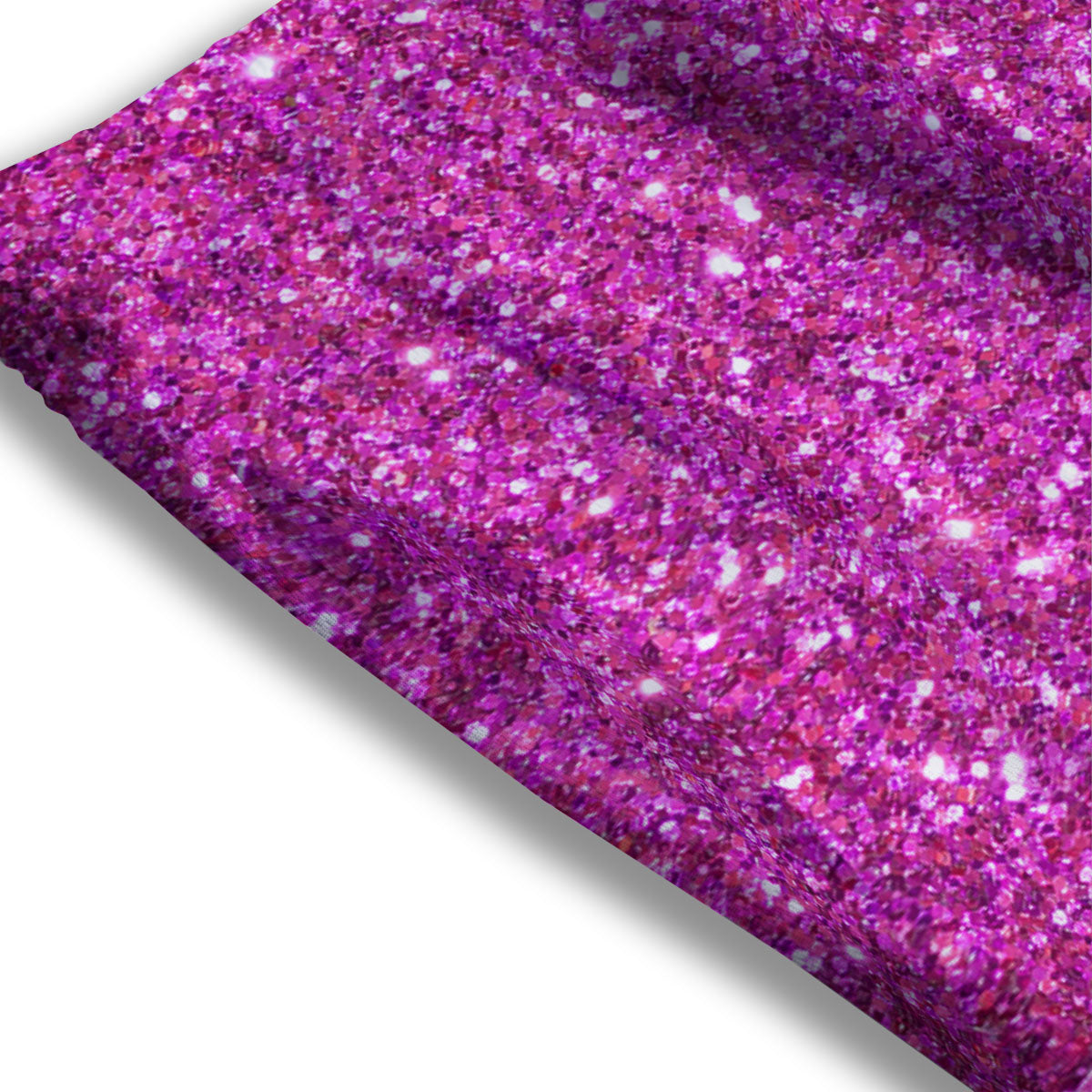 Glitter Artwork Magenta Pink Print Mesh Shorts