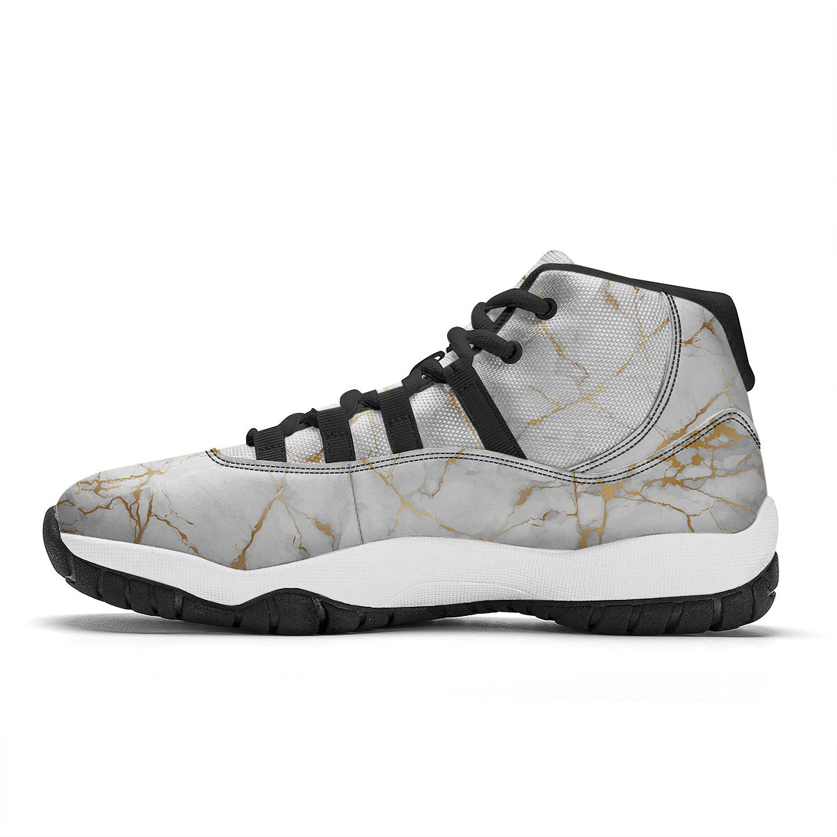 Glitter Artwork Pastel Print Pattern Black Bball Shoes-grizzshop