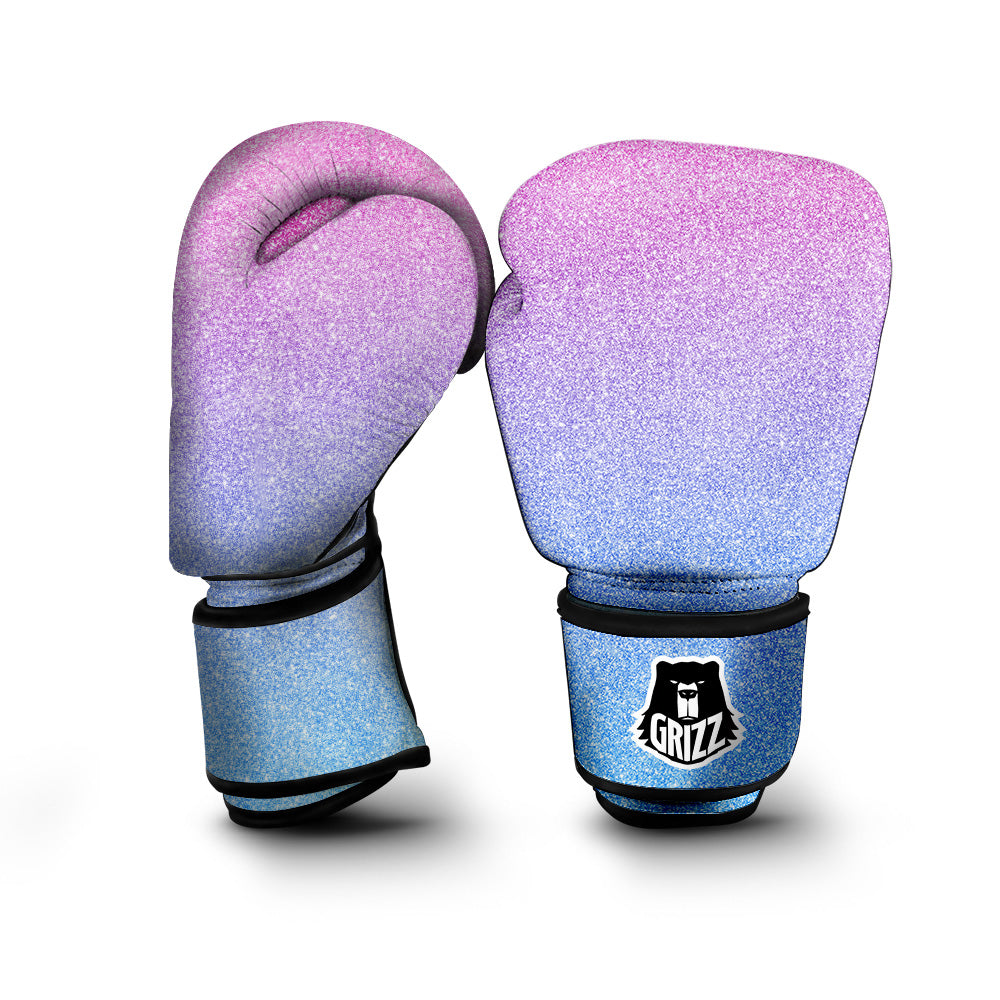 Glitter Artwork Pastel Print Pattern Boxing Gloves-grizzshop