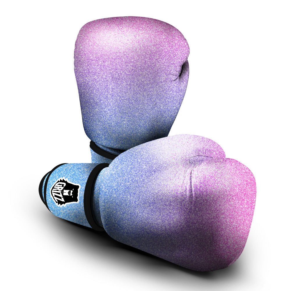 Glitter Artwork Pastel Print Pattern Boxing Gloves-grizzshop