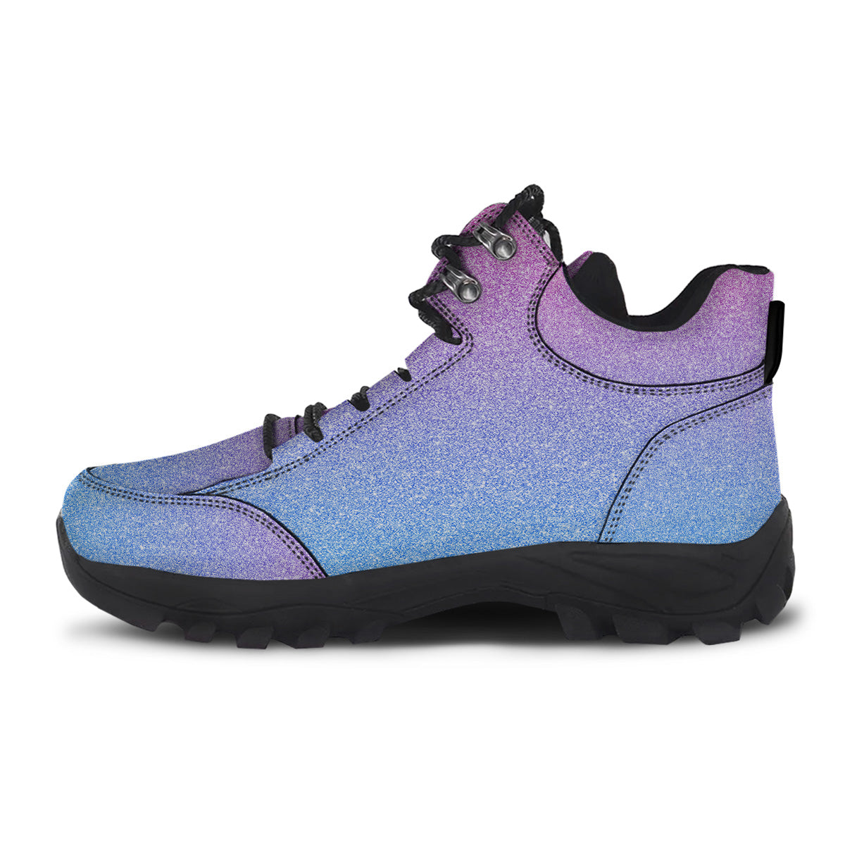 Glitter Artwork Pastel Print Pattern Hiking Shoes-grizzshop
