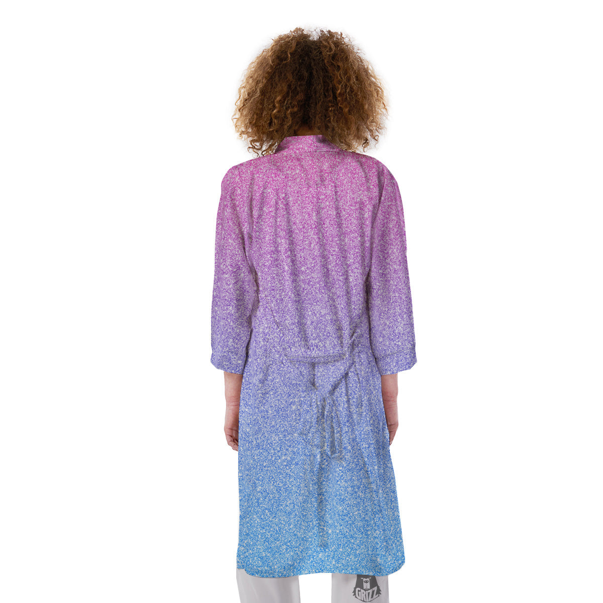 Glitter Artwork Pastel Print Pattern Kimono-grizzshop