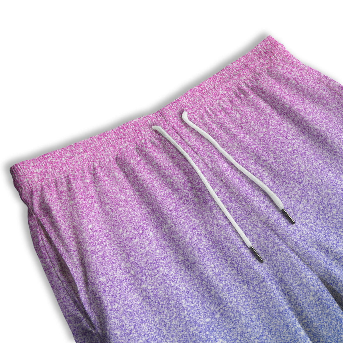 Glitter Artwork Pastel Print Pattern Men's Athletic Shorts