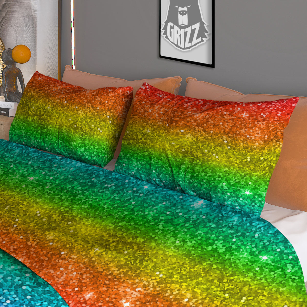 Geometric Turquoise Aztec Print Pattern Duvet Cover Bedding Set