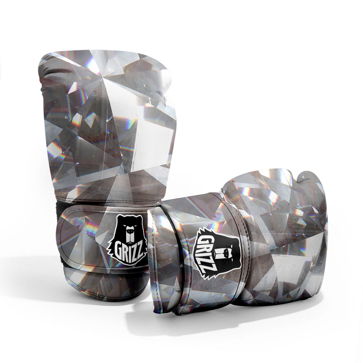 Glitter Texture Diamond Print Pro Boxing Glove