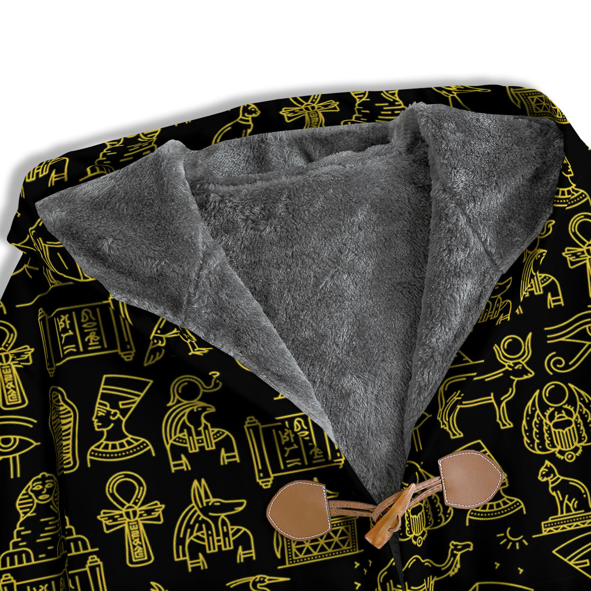 Glod Ancient Egyptian Print Pattern Men's Windbreaker Jacket-grizzshop