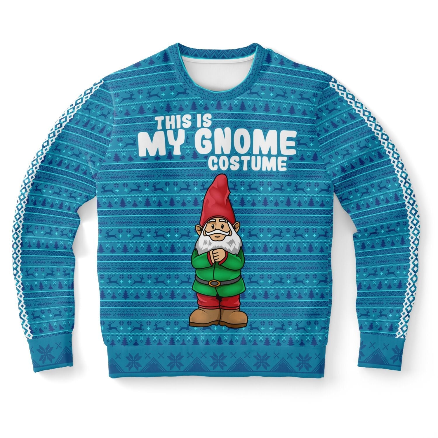 Gnome Costume Ugly Christmas Sweater-grizzshop