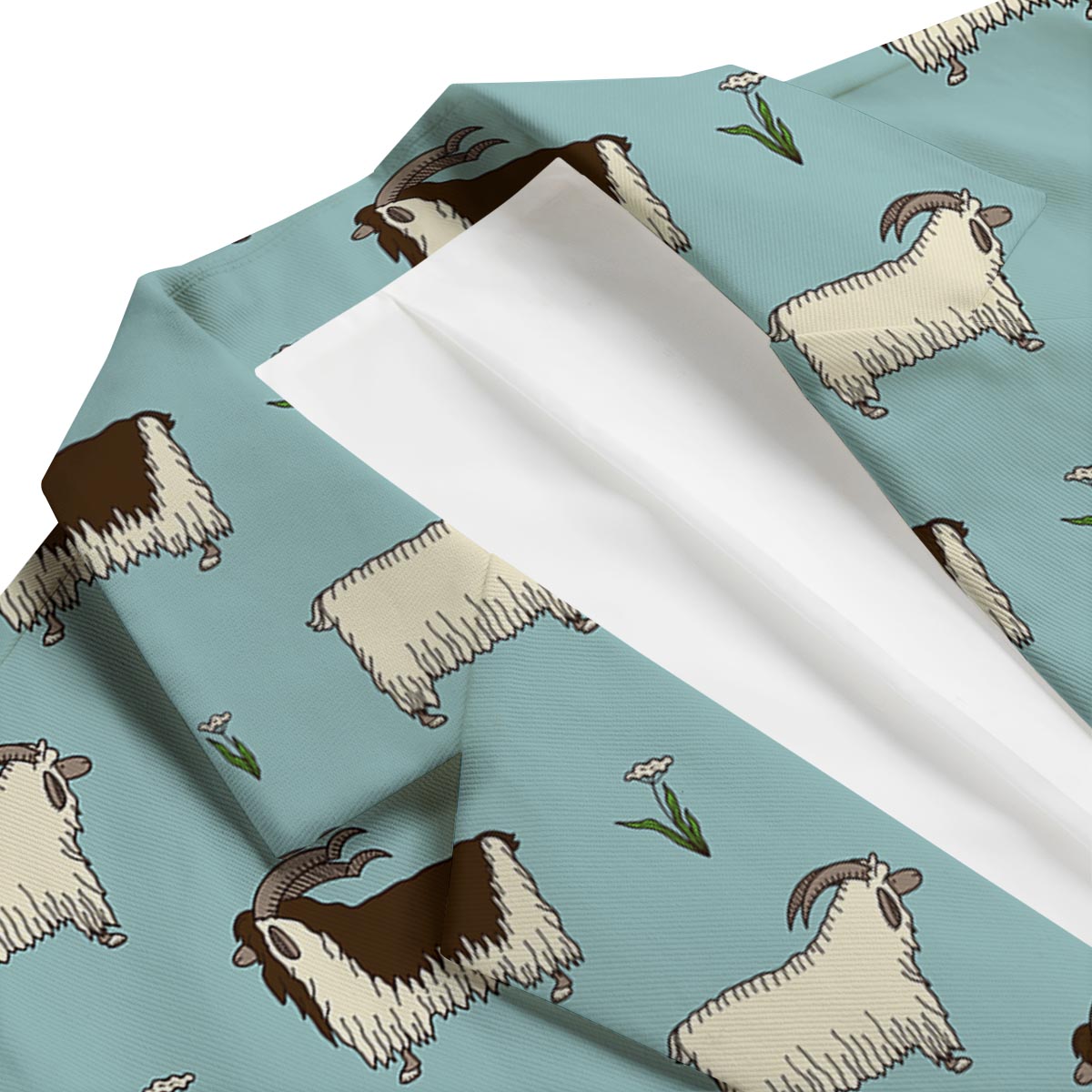 Goat Sheep Print Pattern Men's Blazer-grizzshop