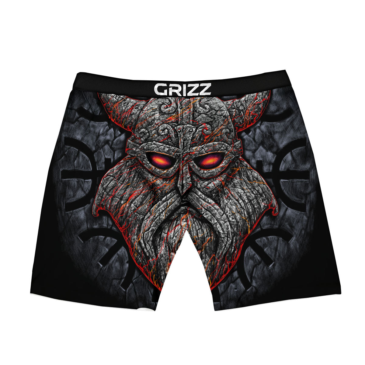 God Odin Ancient Viking Norse Print Boxer Briefs-grizzshop