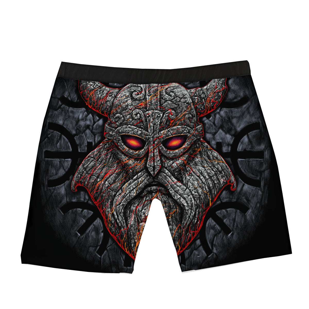 God Odin Ancient Viking Norse Print Boxer Briefs-grizzshop