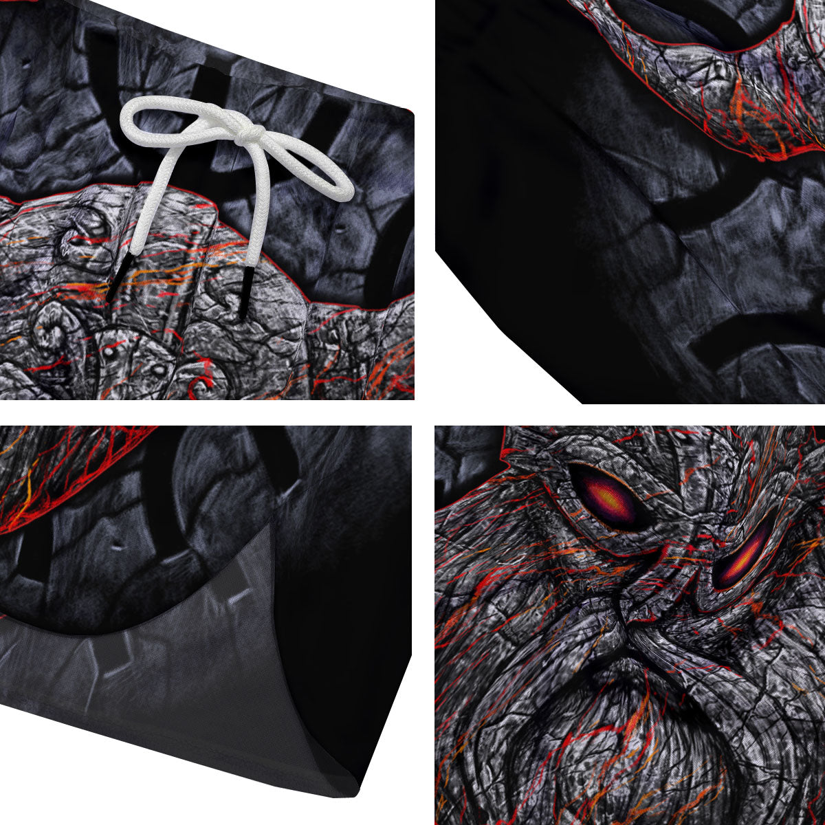 God Odin Ancient Viking Norse Print Men's Running Shorts-grizzshop