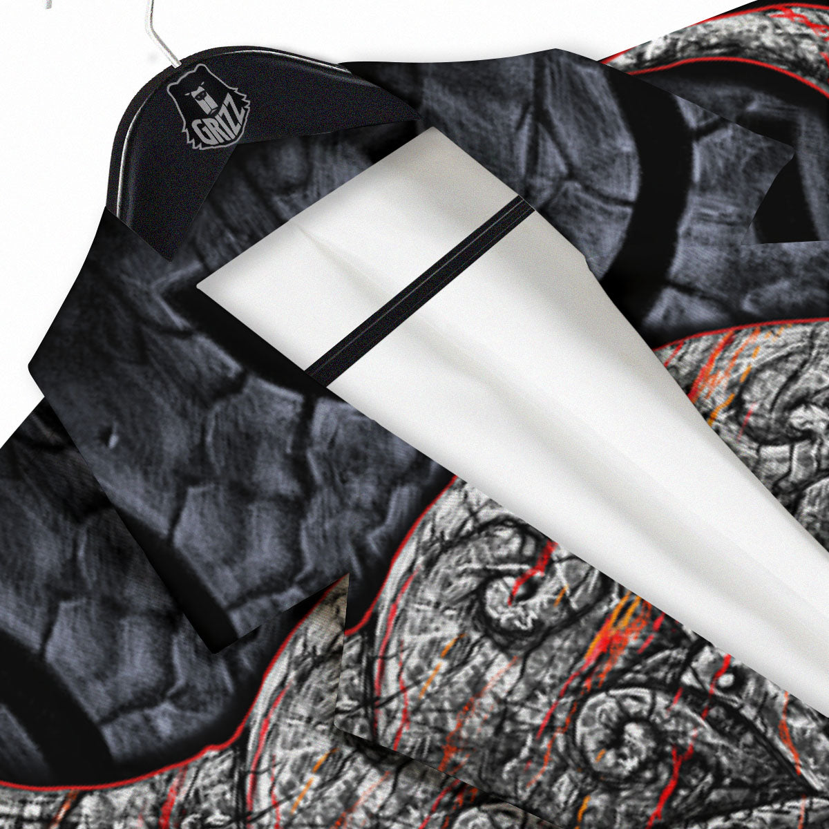 God Odin Ancient Viking Norse Print Men's Sport Coat-grizzshop