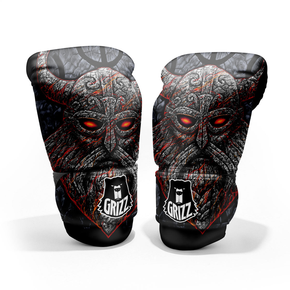 God Odin Ancient Viking Norse Print Pro Boxing Glove