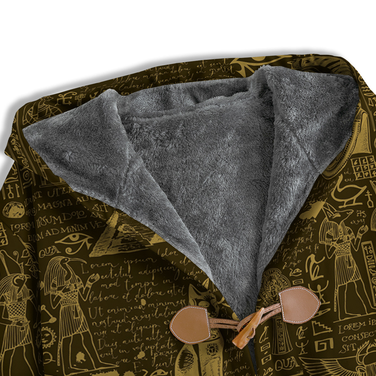 Gold Ancient Egypt Print Pattern Men's Windbreaker Jacket-grizzshop