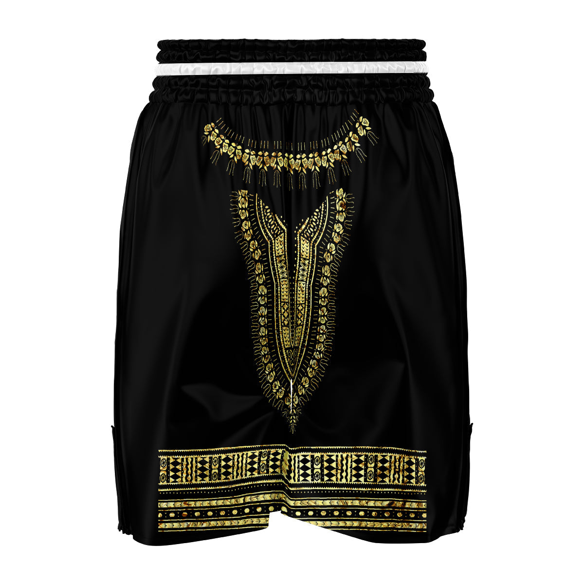 Gold Dashiki Boxing Shorts-grizzshop