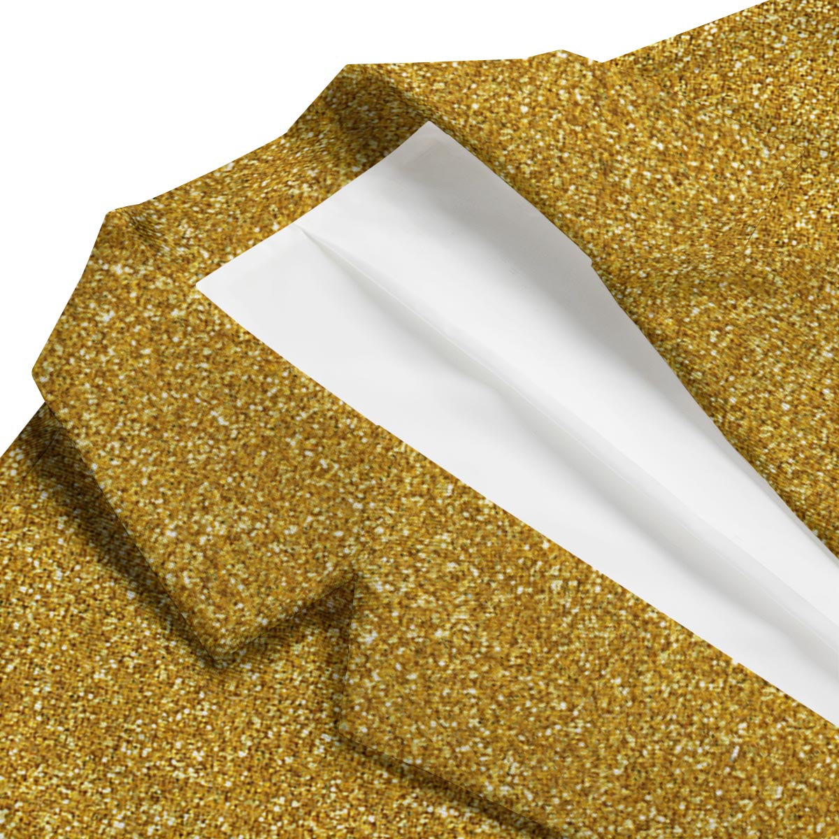 Gold Glitter Men's Blazer-grizzshop