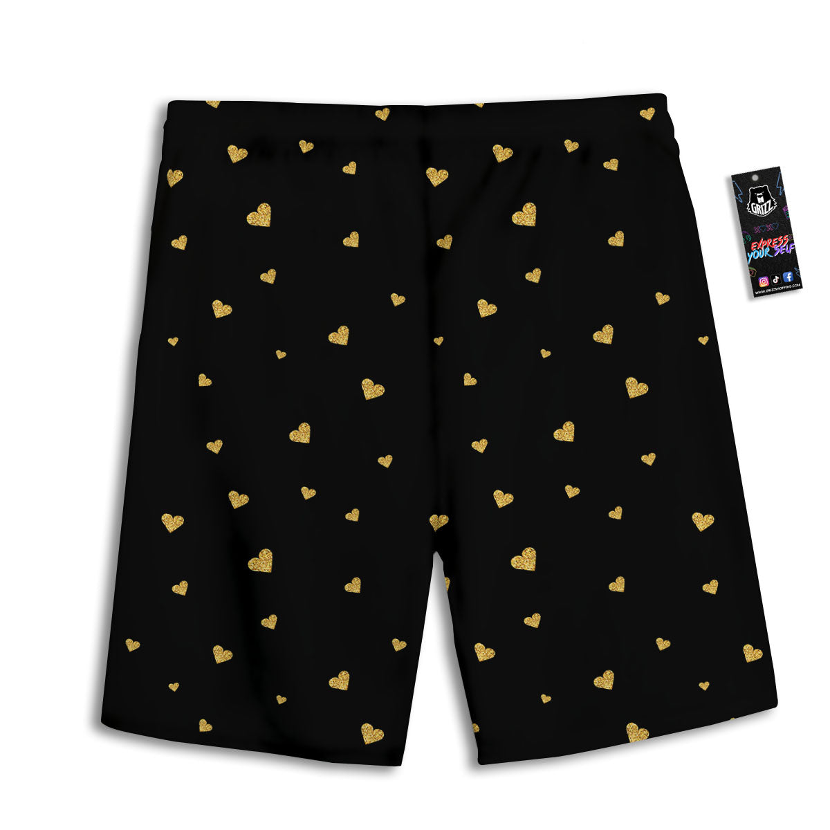 Hipster Chihuahua Print Pattern Men's Athletic Shorts