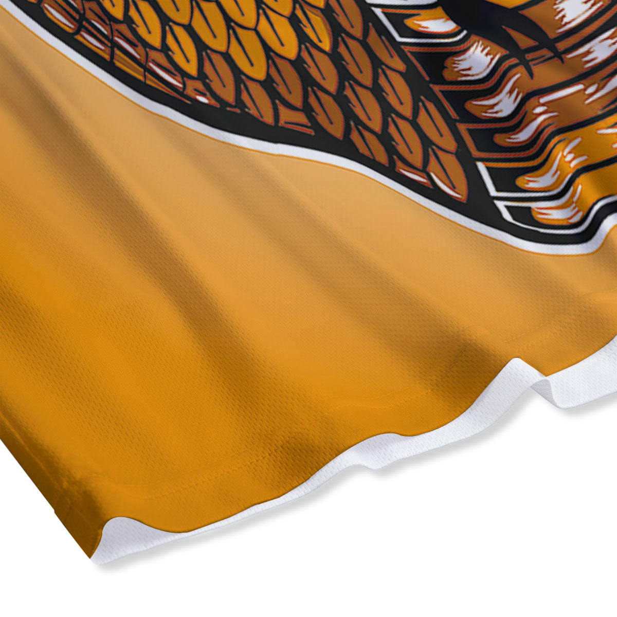 Hieroglyphs Symbol Egyptian Print Mesh Shorts