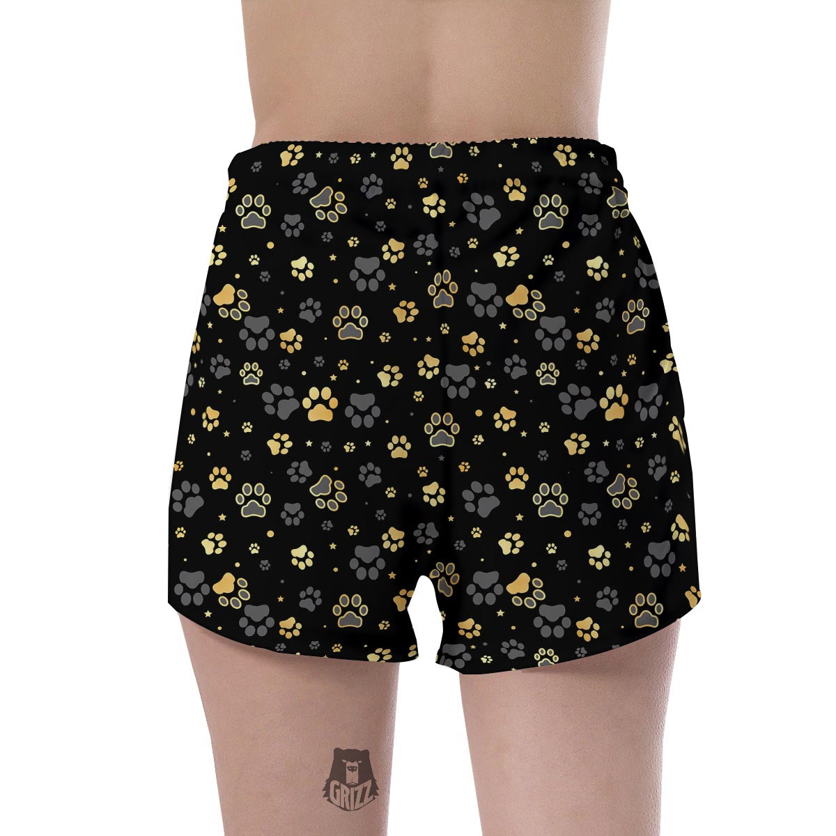 Gold Paw Women's Shorts-grizzshop
